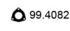 ASSO 99.4082 Gasket, exhaust pipe